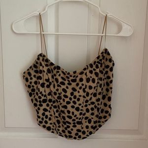 NWT Bustier Crop Top